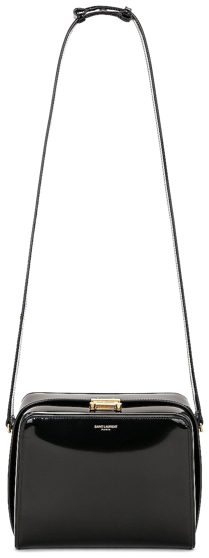 Saint Laurent Anais Leather Shoulder Bag Black