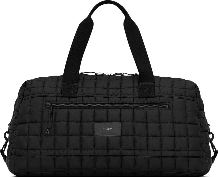 Saint Laurent Nuxx Quilted Duffle Bag Black