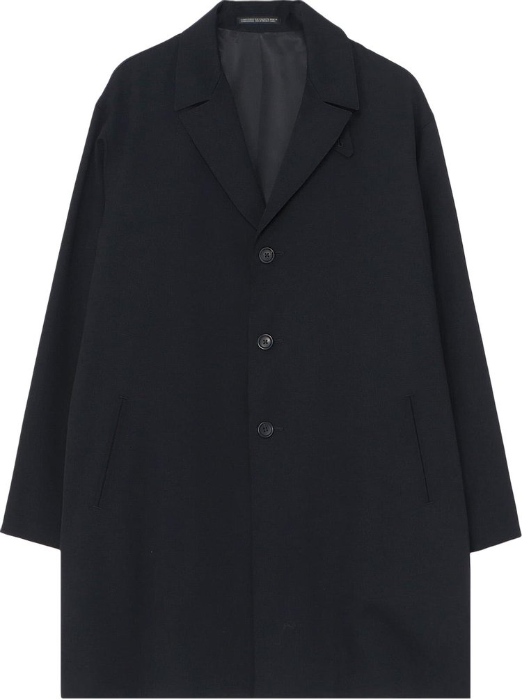 Yohji Yamamoto Pour Homme Tab Attached Shirt Jacket Black