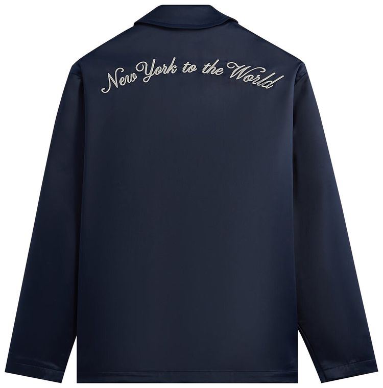 Kith For The New York Knicks Snap Front Coaches Jacket Nocturnal