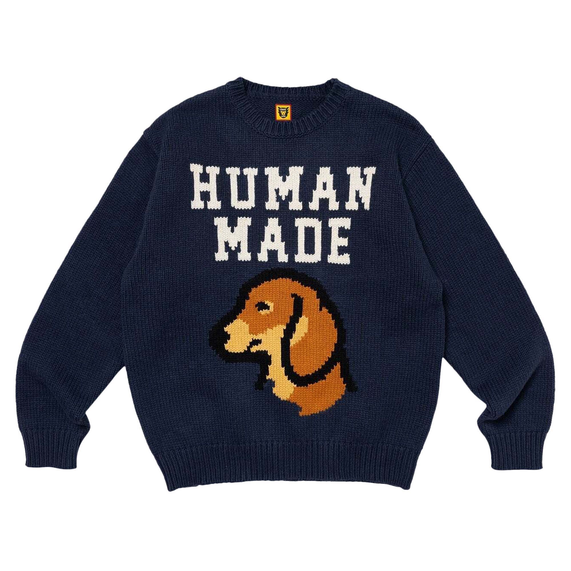 Size xl Human Made Dachs Knit Sweater 'Navy'