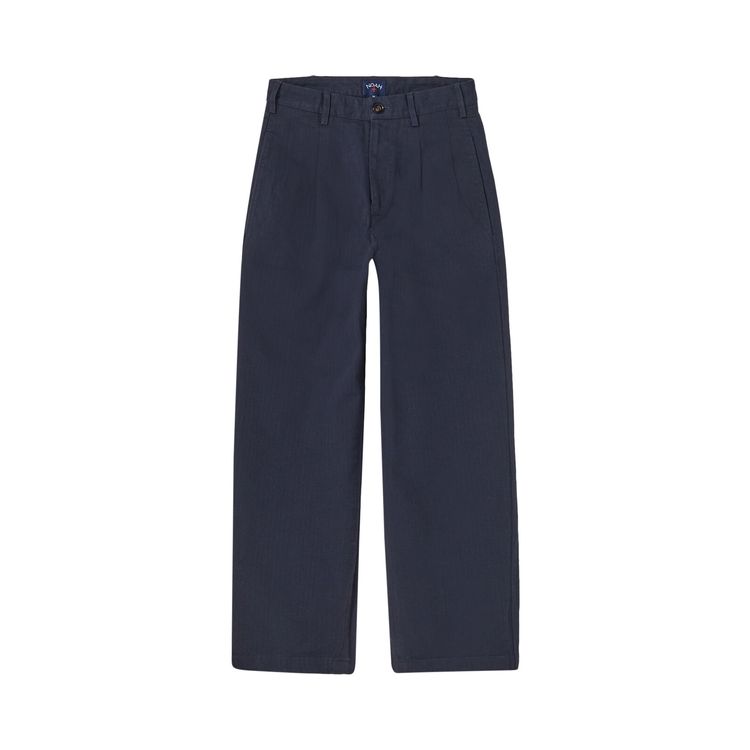 Heron Pant in Navy/Dove