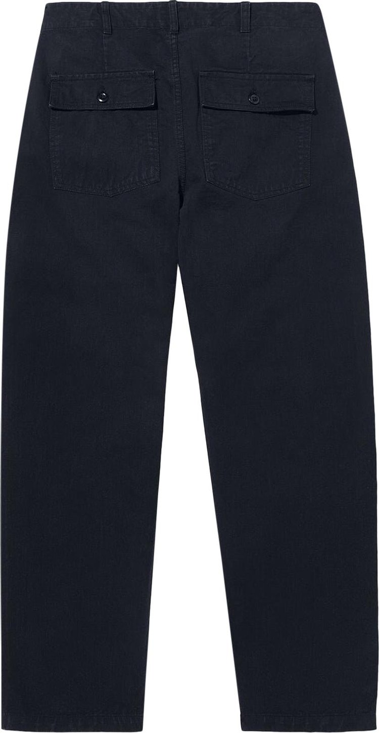 Noah Pleated Fatigue Pants Black