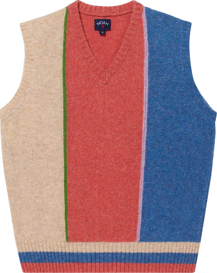 Noah Shetland Block Sweater Vest 'Light Multicolor'