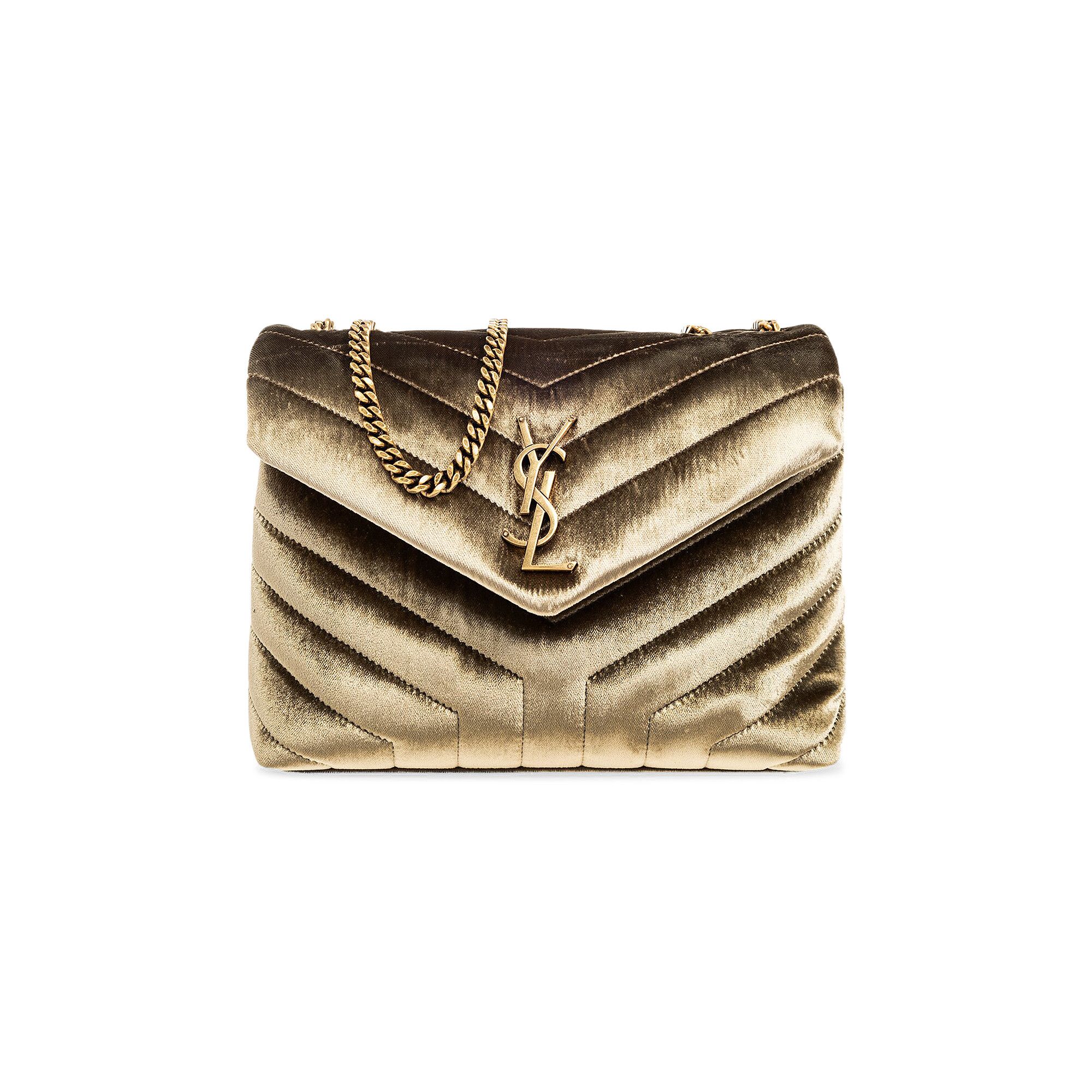 Saint laurent loulou bag velvet cheap