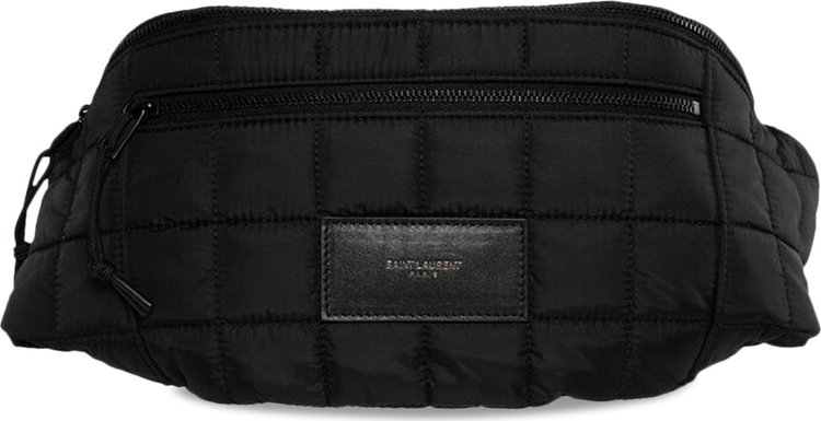 Saint Laurent Nuxx Quilted Belt Bag Black