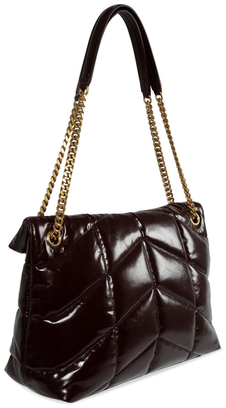 Saint Laurent Puffer Medium Bag Barolo Red