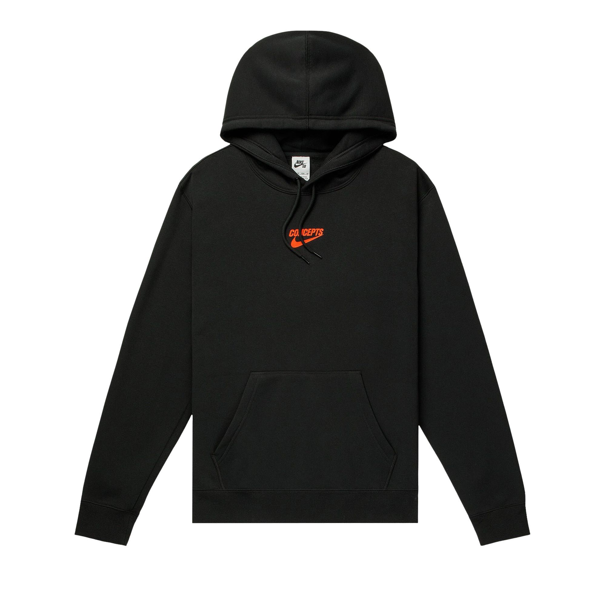 Size xxl Nike SB x Concepts Fleece Hoodie 'Black/Orange'