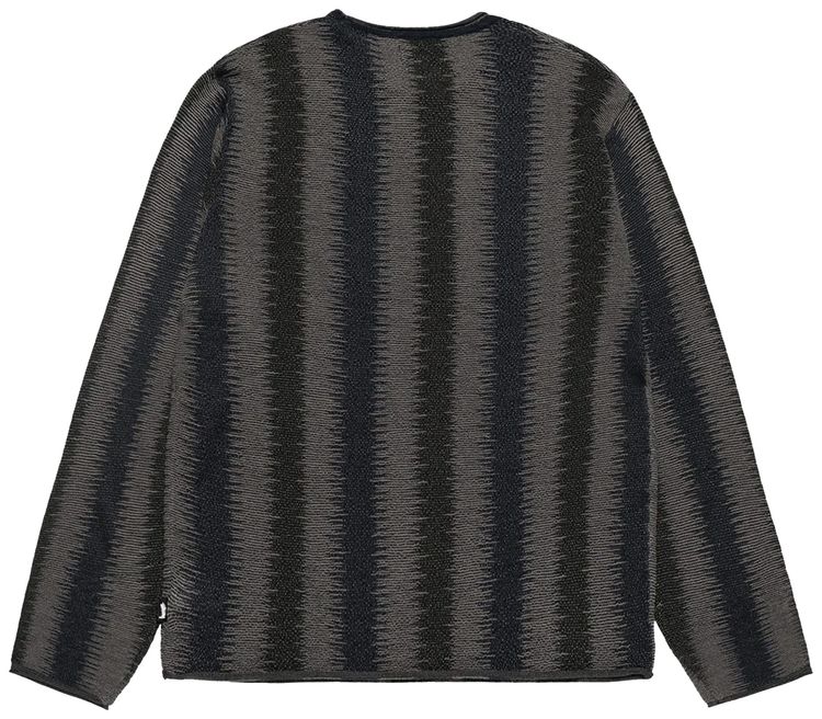 Stussy Shadow Stripe Sweater Olive