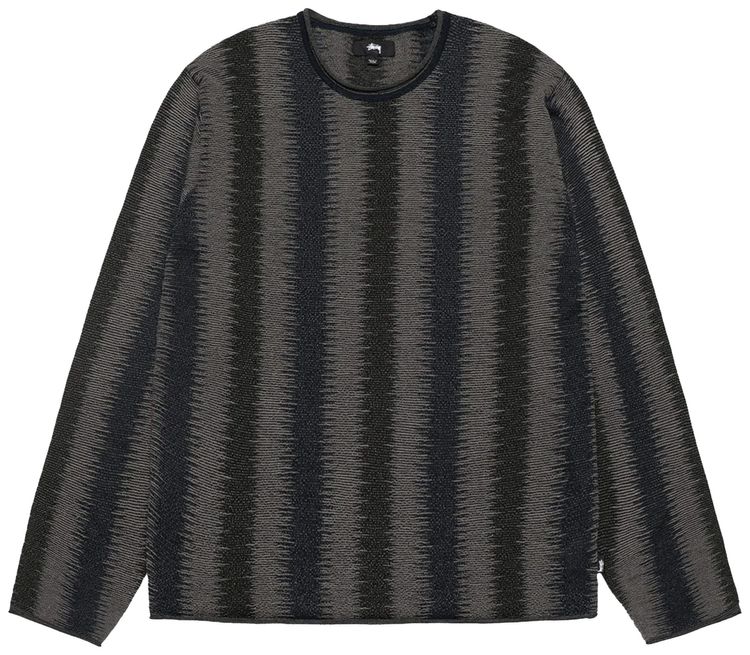 Stussy Shadow Stripe Sweater Olive