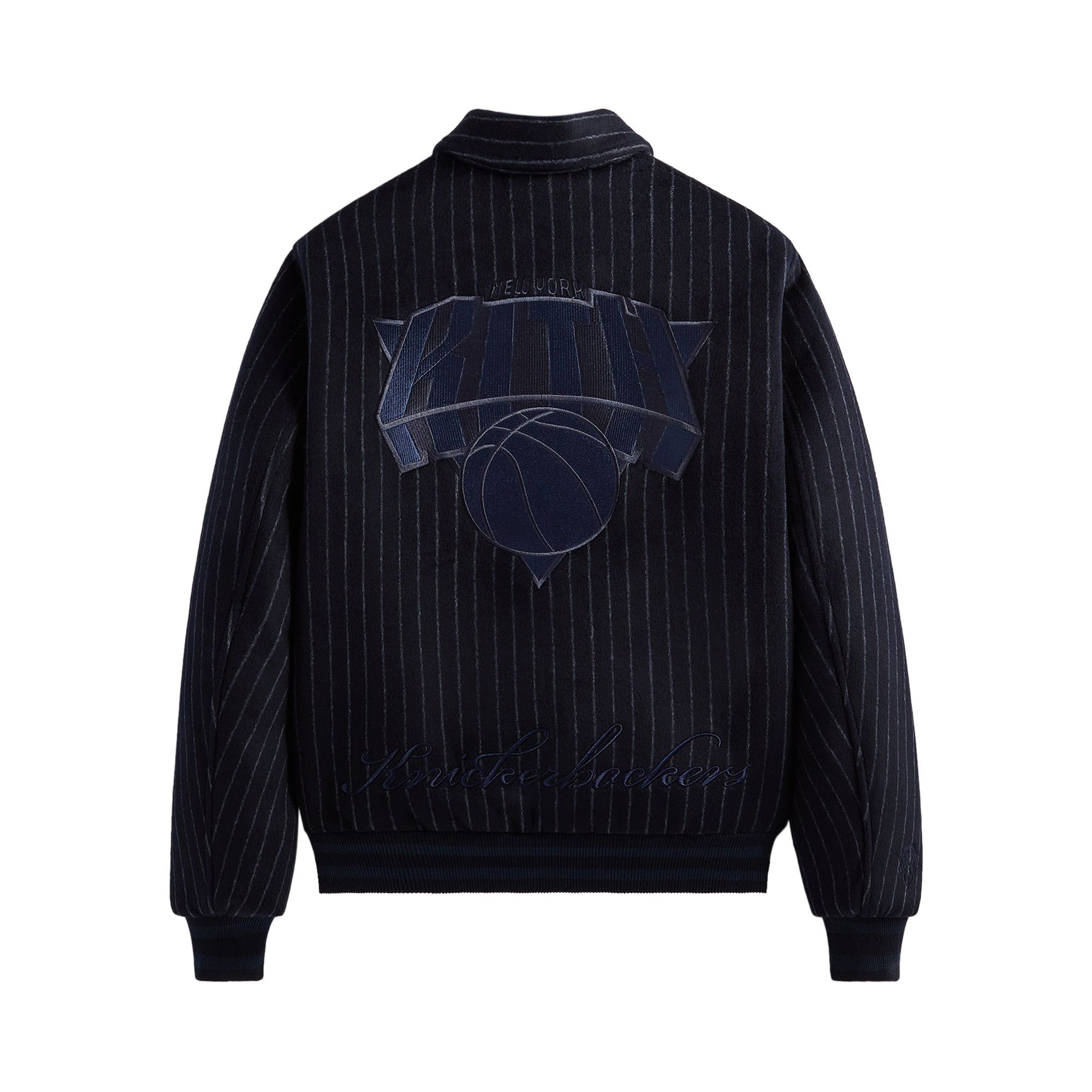 Buy Kith For The New York Knicks Wool Collared Coaches Jacket 'Nocturnal' -  KHM010417 413 | GOAT