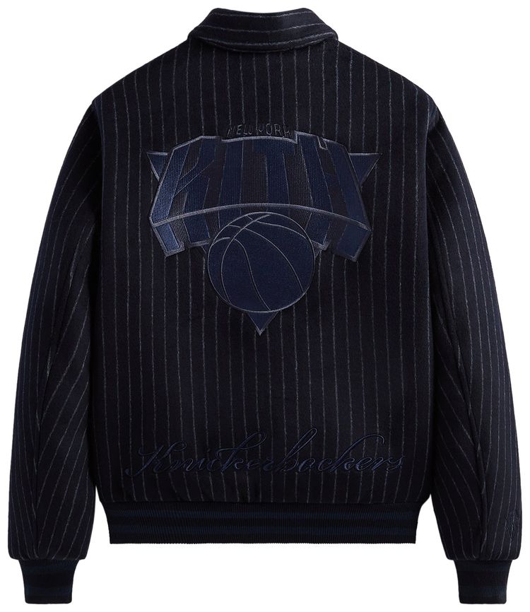 Kith For The New York Knicks Wool Collared Coaches Jacket Nocturnal