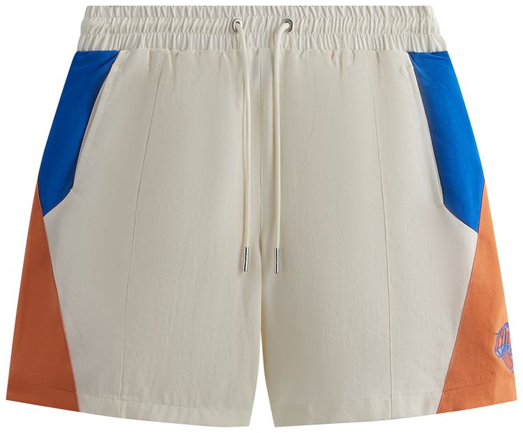 Kith For The New York Knicks Color Blocked Shorts Silk
