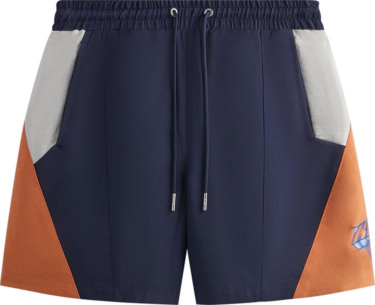 Kith For The New York Knicks Color-Blocked Shorts 'Nocturnal'