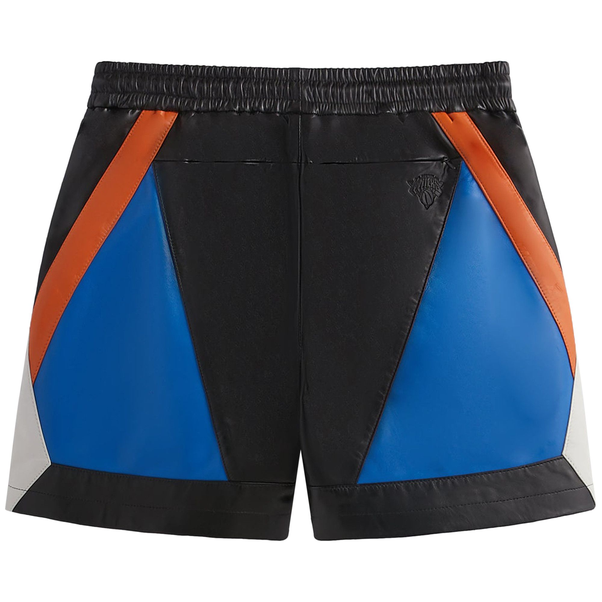 Buy Kith For The New York Knicks Leather Turbo Shorts 'Black