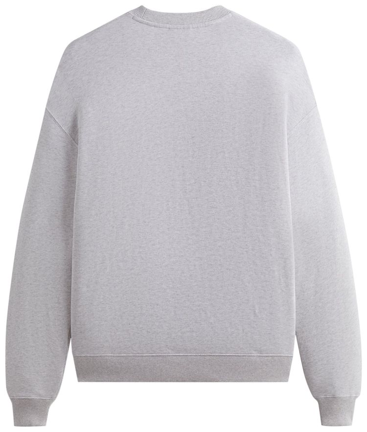 Kith For The New York Knicks Retro NY Nelson Crewneck Light Heather Grey