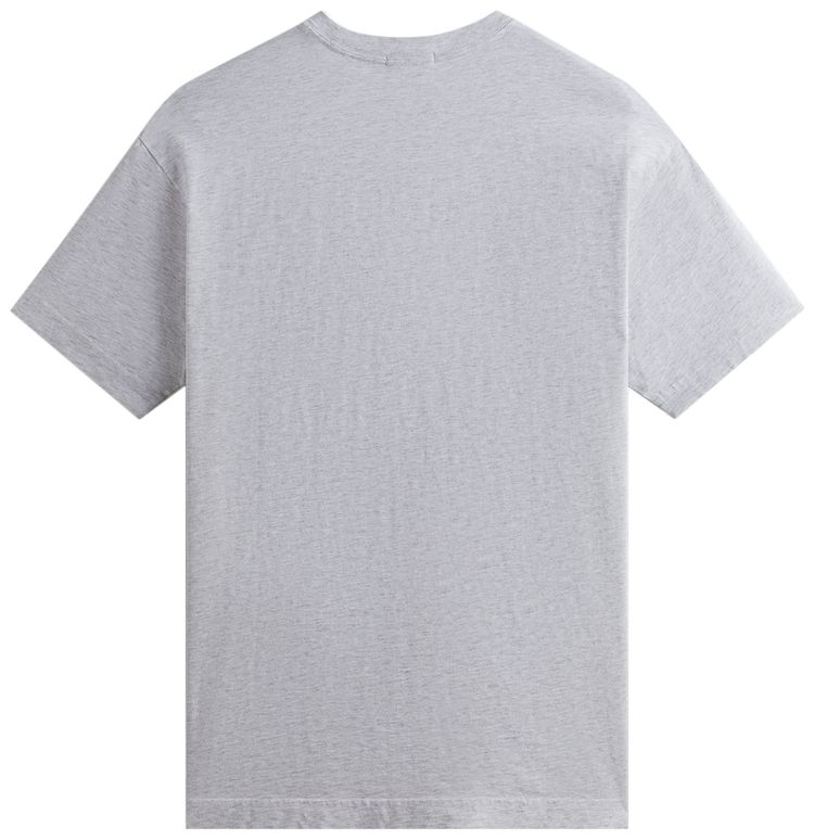 Kith For The New York Knicks Home Court Vintage Tee Light Heather Grey