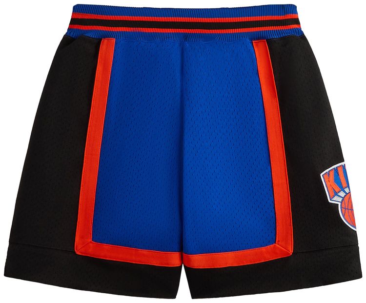 Kith And Mitchell  Ness For The New York Knicks Short Knicks BlueKnicks Orange
