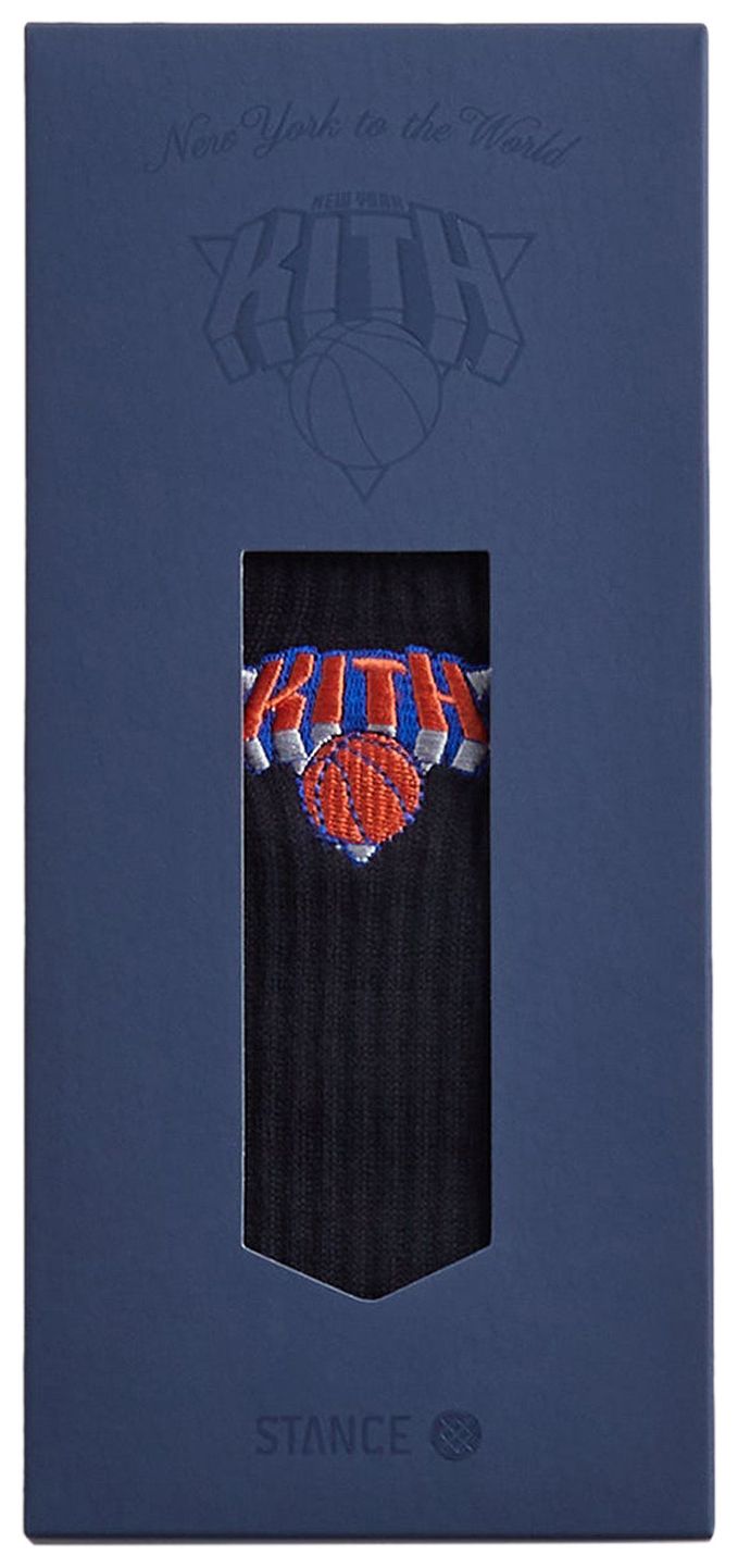 Kith  Stance For The New York Knicks Logo Socks Black