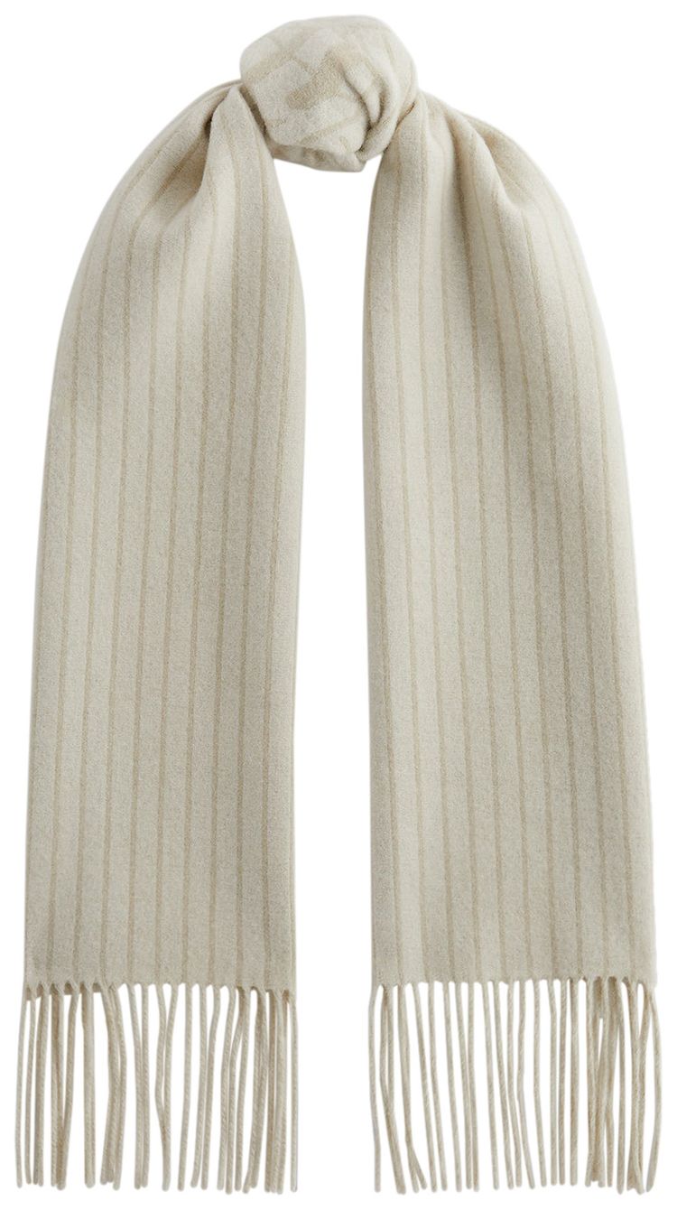 Kith For The New York Knicks Pinstripe Jacquard Scarf Silk