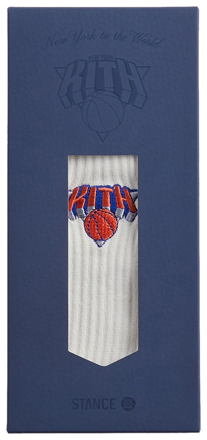 Buy Kith & Stance For The New York Knicks Logo Socks 'Silk' - KHM220052 ...