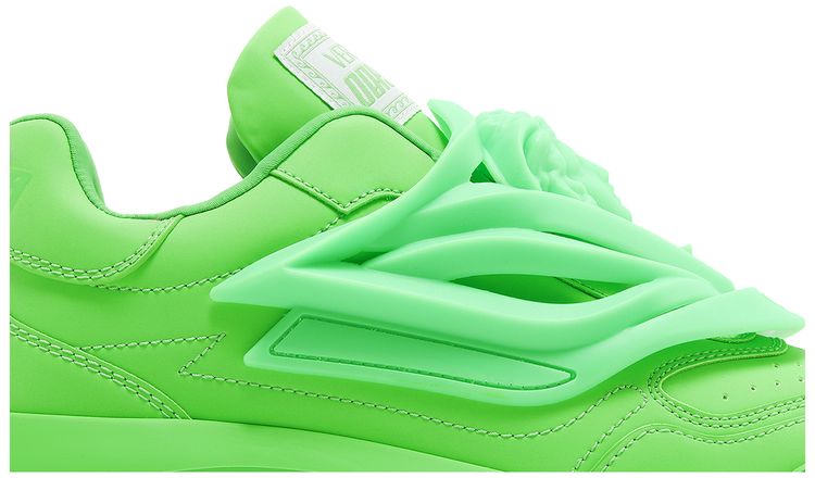 Versace Odissea Caged Rubber Medusa Sneaker Green