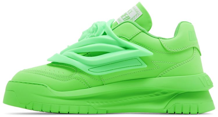 Versace Odissea Caged Rubber Medusa Sneaker Green