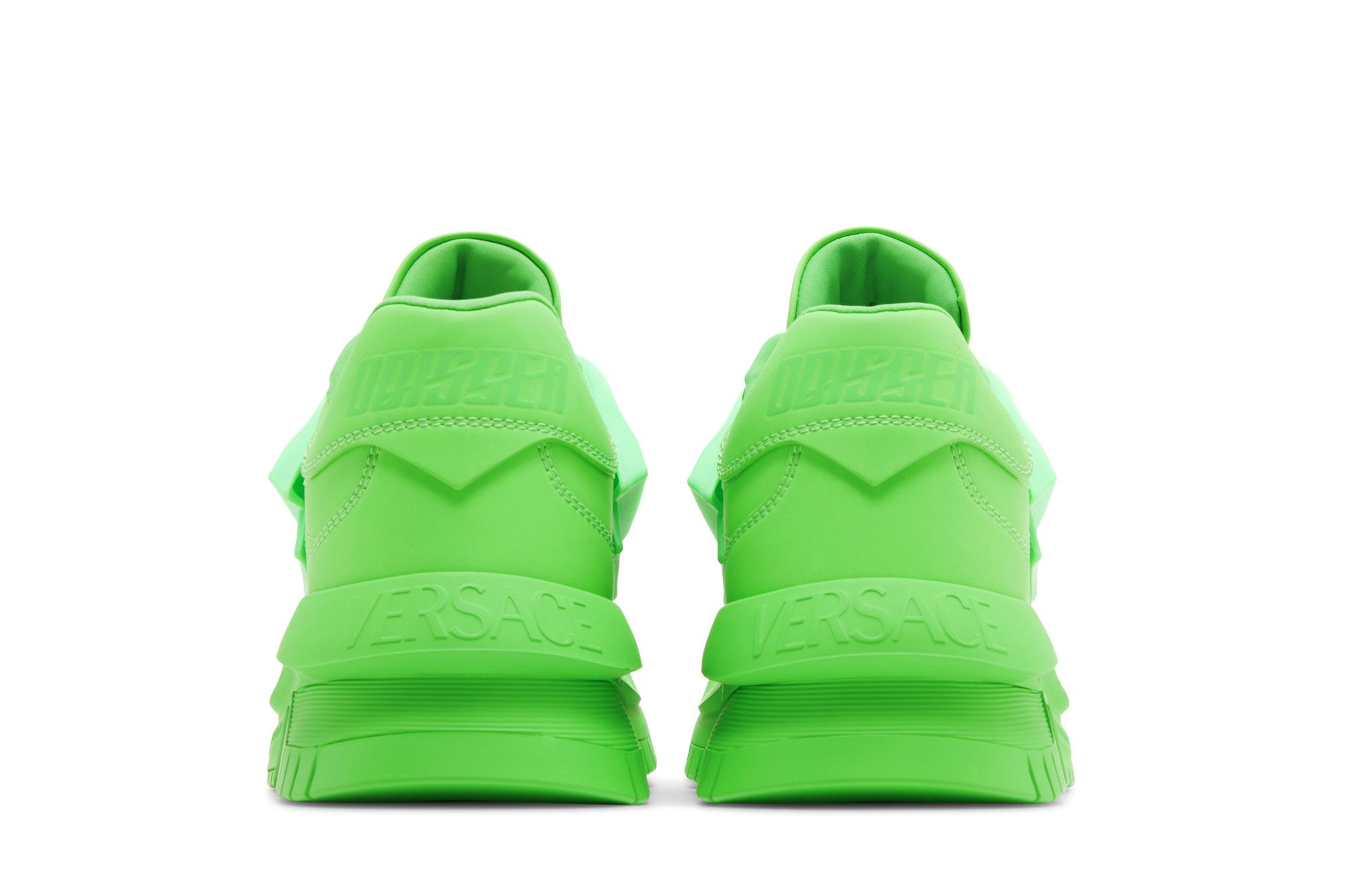 スニーカー Versace 1004524 1A05502 ODISSEA Sneakers Versace Odissea Sneaker Fluo Yellow Men's - 1004524 1A05502