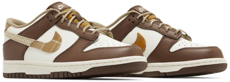 Nike Dunk Low GS Plaid Brown