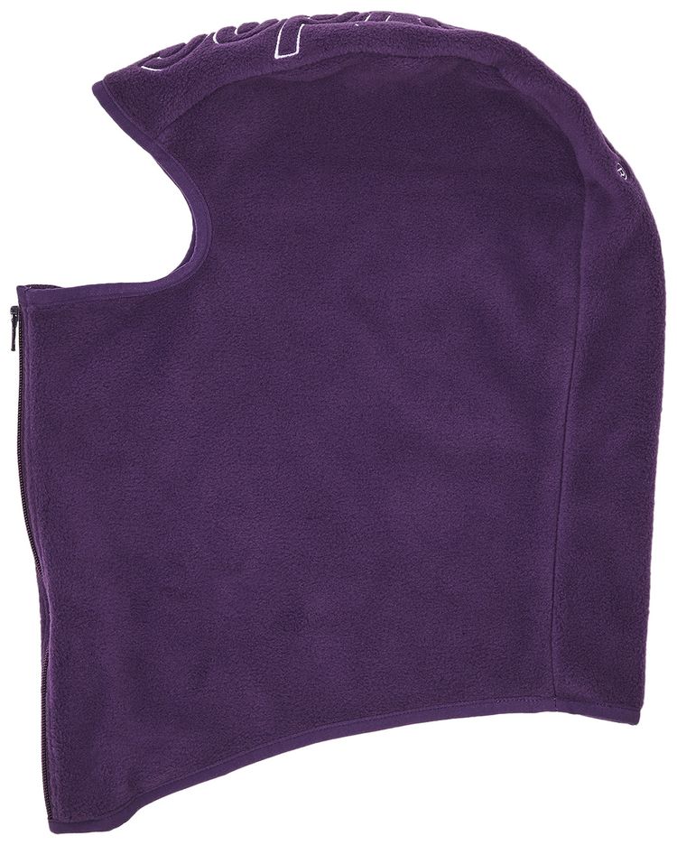 Supreme Polartec Zip Balaclava Dark Purple
