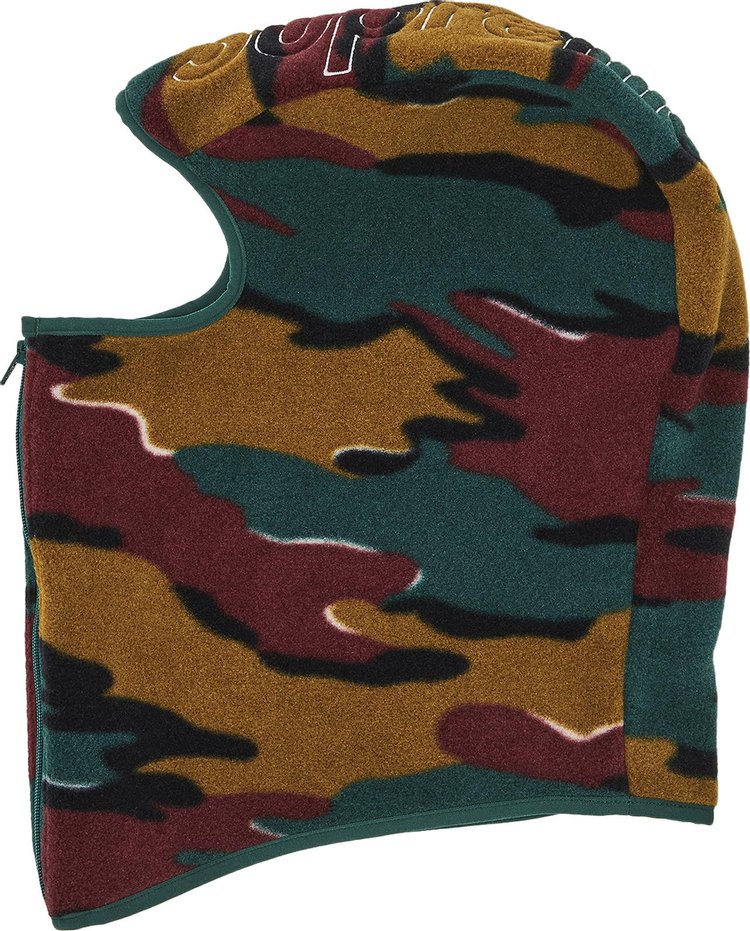 Supreme Polartec Zip Balaclava Camo