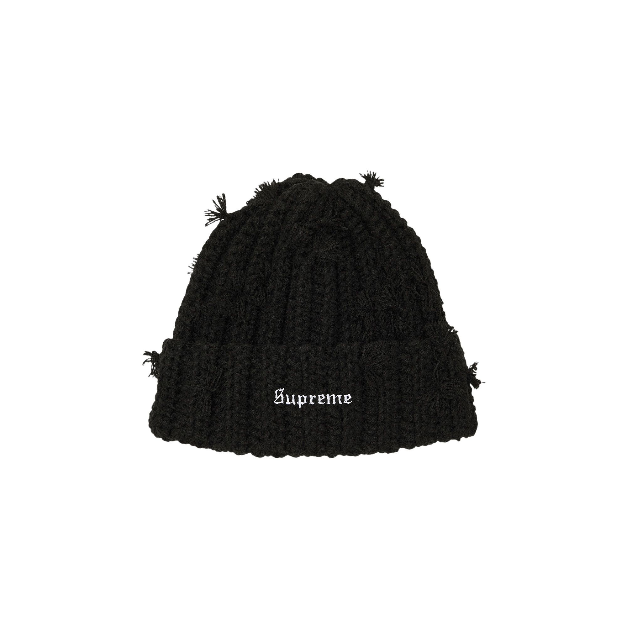 Achetez des Supreme Hand Tied Beanie 'Black' - FW23BN97 BLACK | GOAT FR