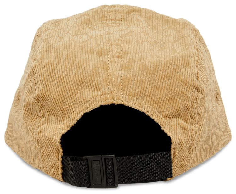 Supreme Leopard Corduroy Camp Cap Beige