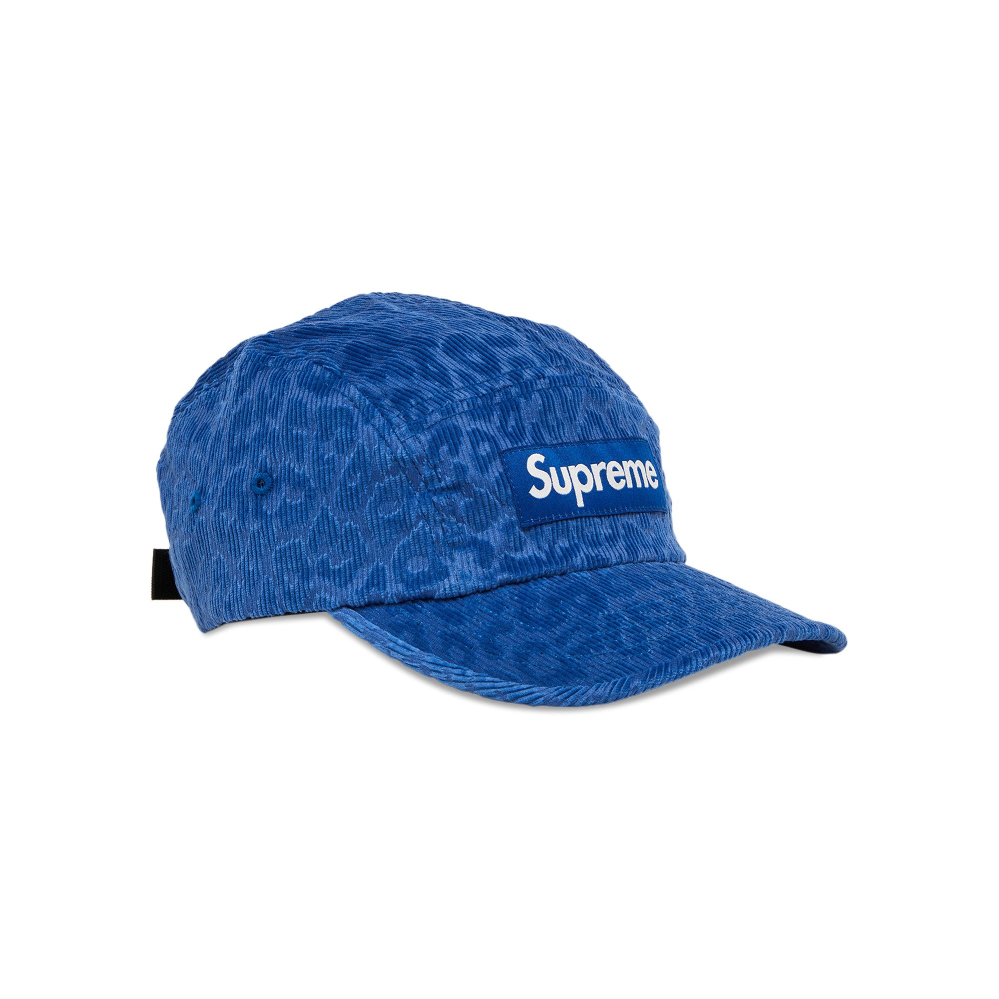 Buy Supreme Leopard Corduroy Camp Cap 'Blue' - FW23H49 BLUE | GOAT