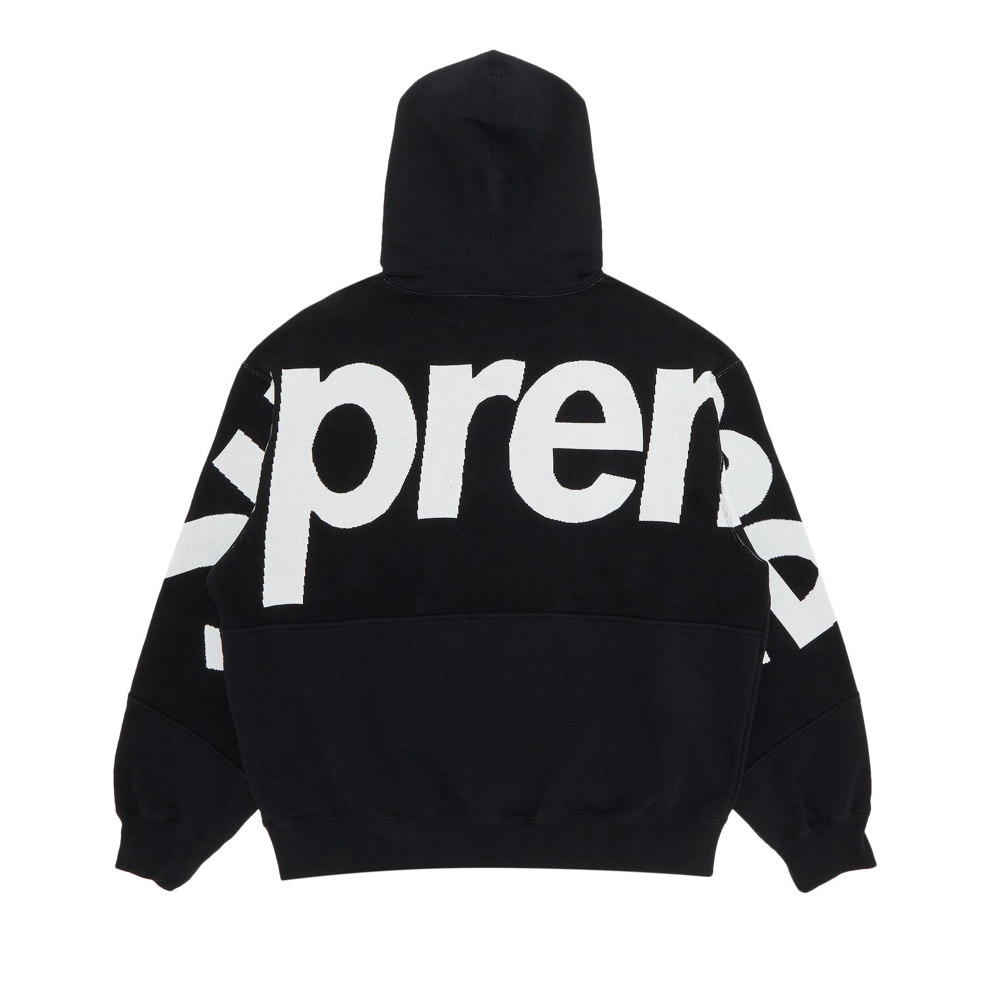 Black and white supreme sweater sale