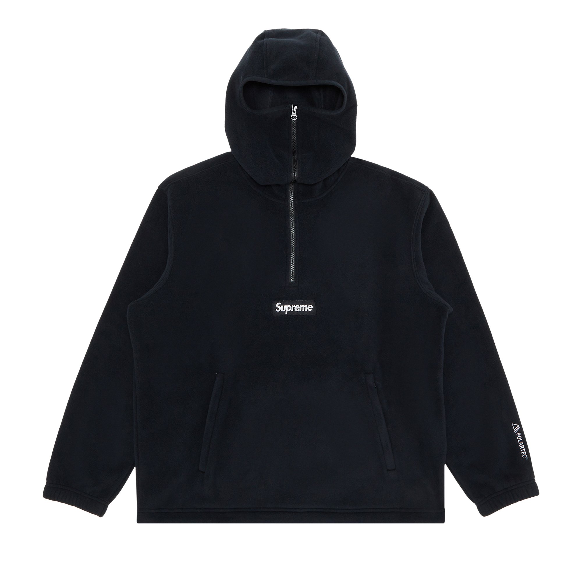 Buy Supreme Polartec Facemask Half Zip Hooded Sweatshirt 'Black