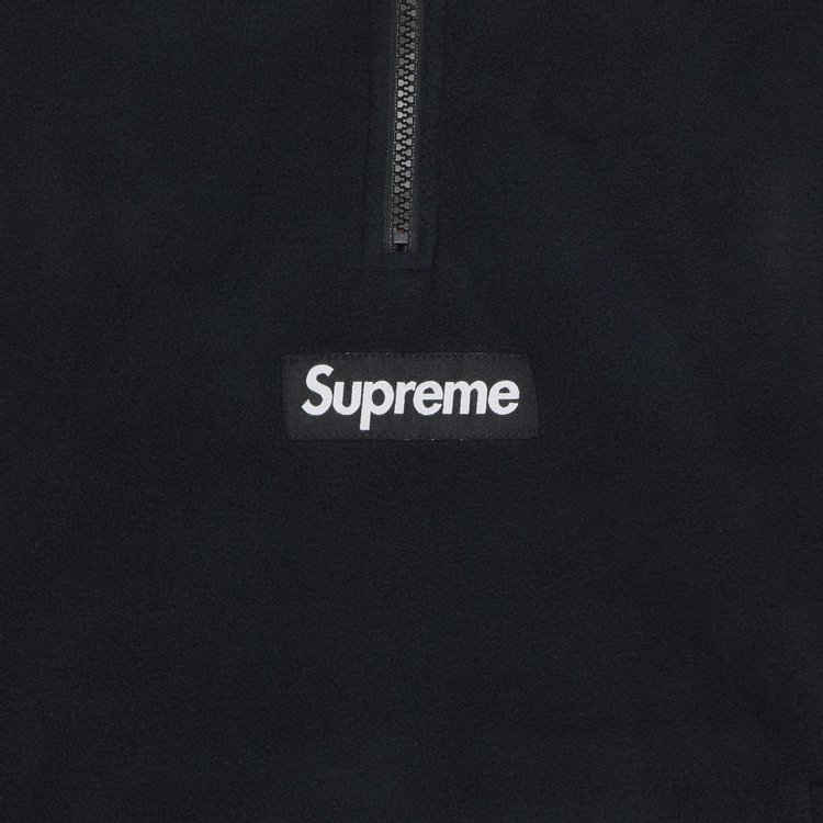 Supreme Polartec Facemask Half Zip Hooded Sweatshirt Black