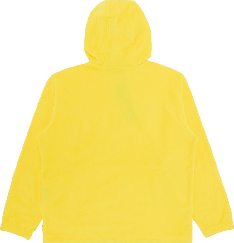 Supreme Polartec Facemask Half Zip Hooded Sweatshirt Yellow