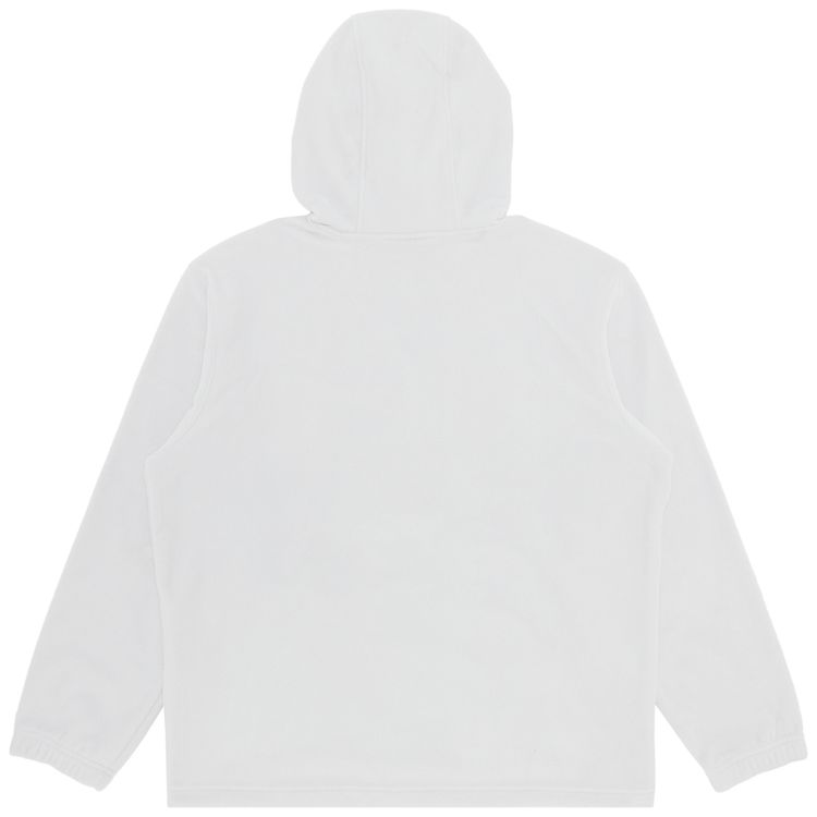 Supreme Polartec Facemask Half Zip Hooded Sweatshirt Light Grey
