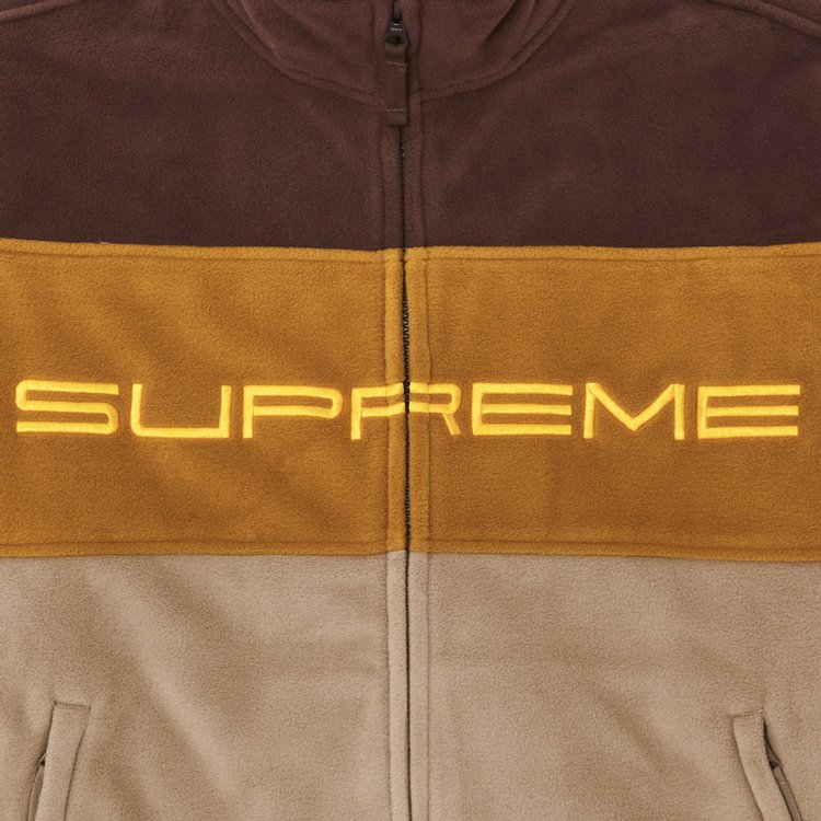 Supreme Polartec Zip Jacket Brown