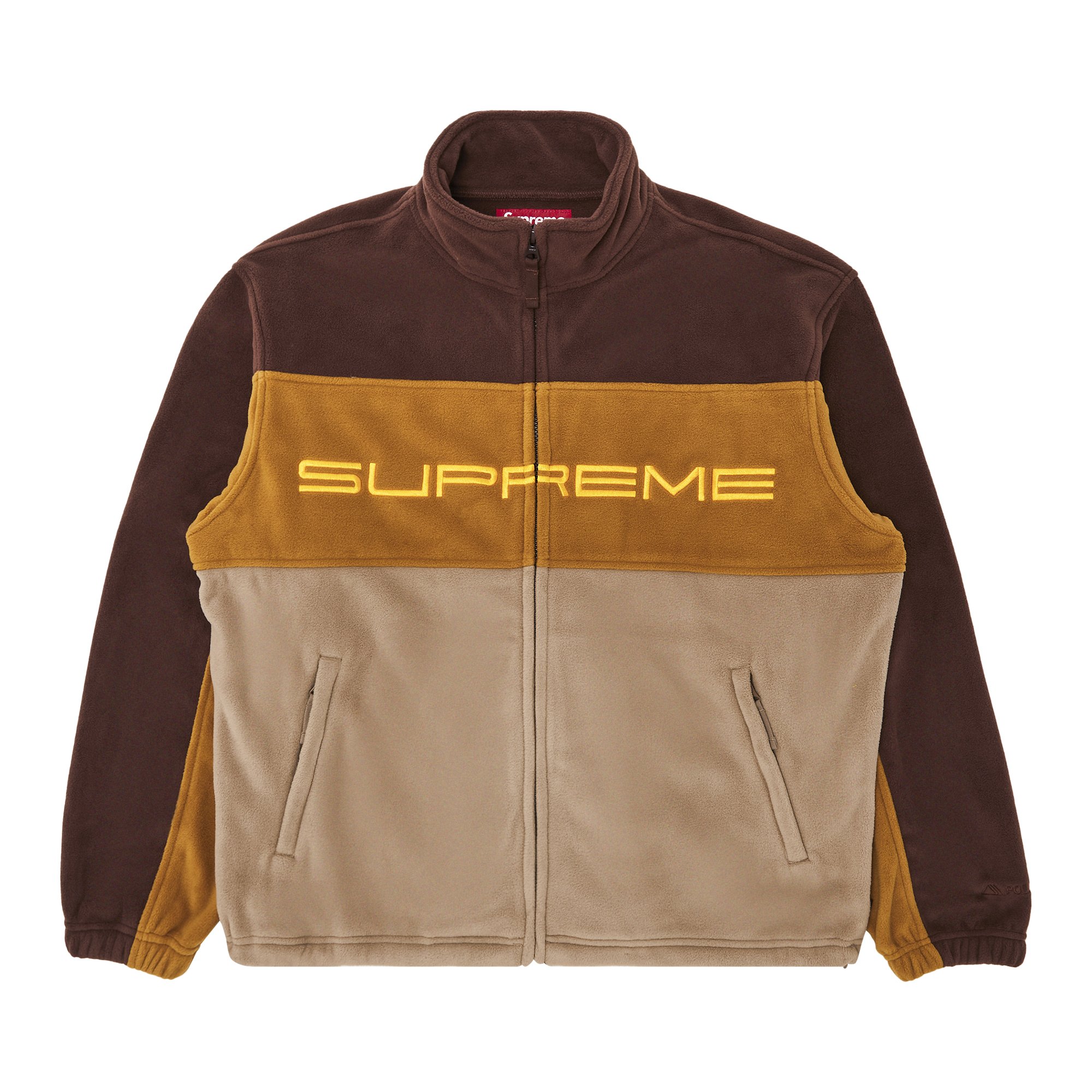 Buy Supreme Polartec Zip Jacket 'Brown' - FW23J101 BROWN | GOAT NL