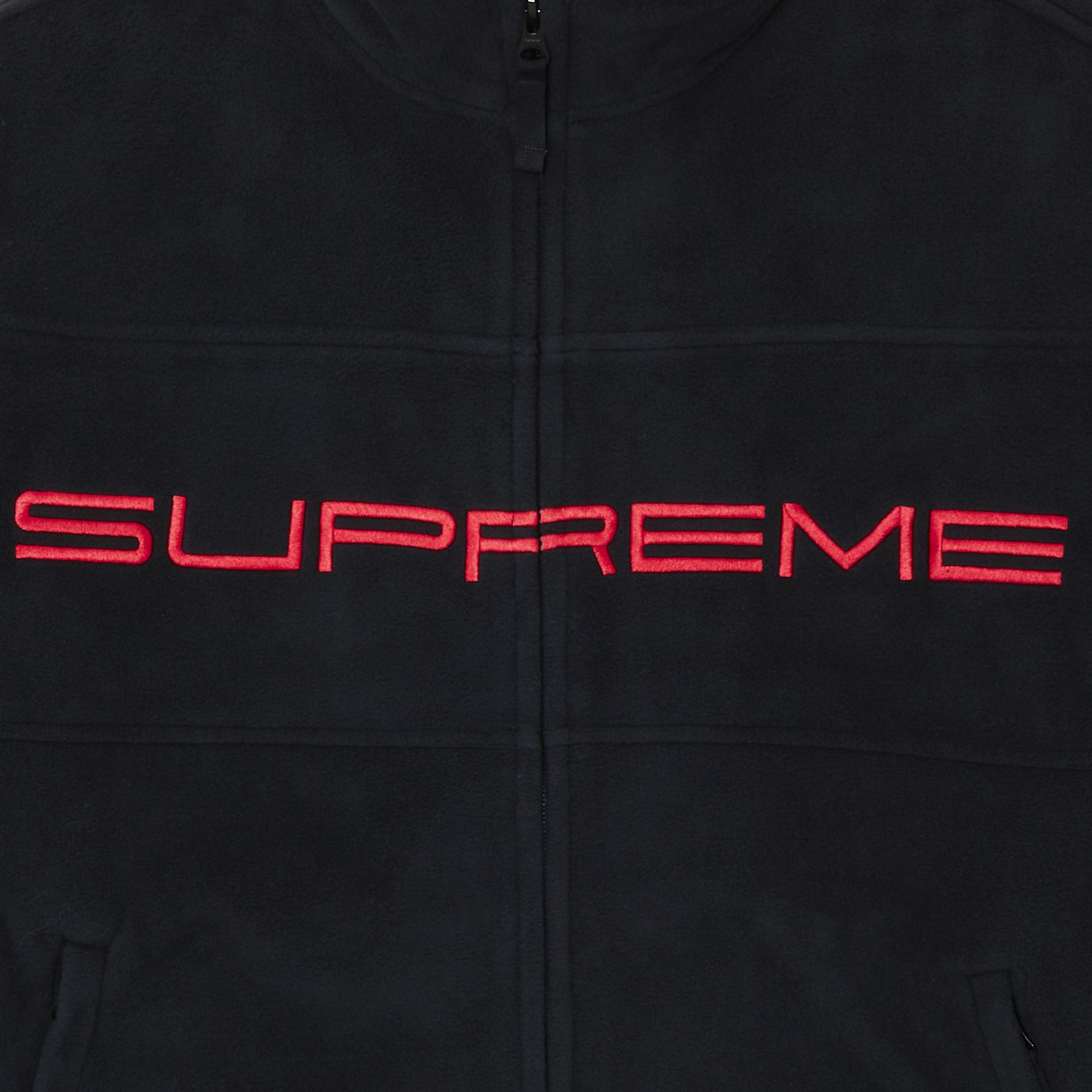 Buy Supreme Polartec Zip Jacket 'Black' - FW23J101 BLACK | GOAT