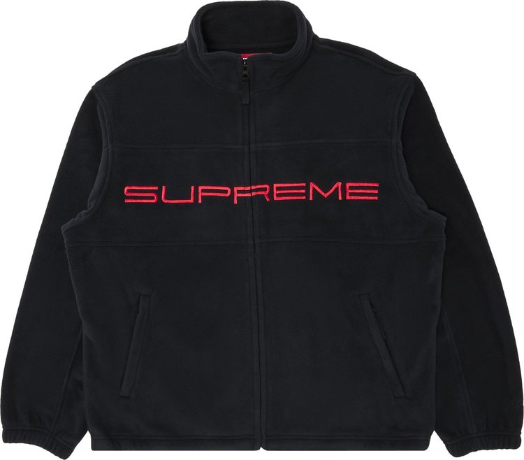 Supreme Polartec Zip Jacket 'Black'
