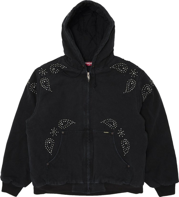 Supreme Paisley Studded Work Jacket 'Black'