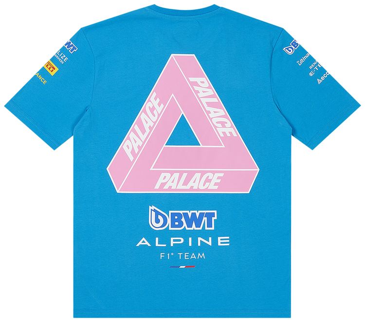 Palace x Kappa For Alpine T Shirt Blue