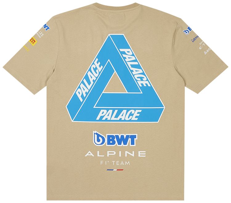 Palace x Kappa For Alpine T Shirt Tan