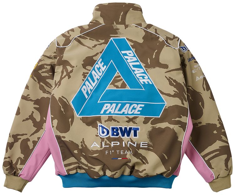 Palace x Kappa For Alpine Pit Jacket Desert Camo