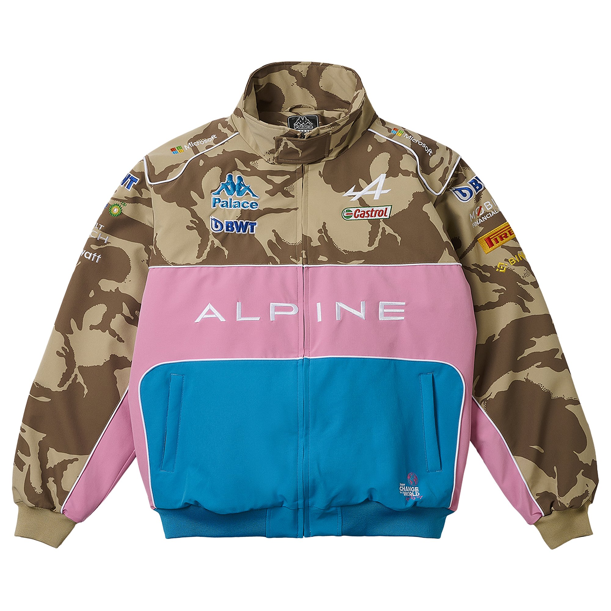 Buy Palace x Kappa For Alpine Pit Jacket 'Desert Camo