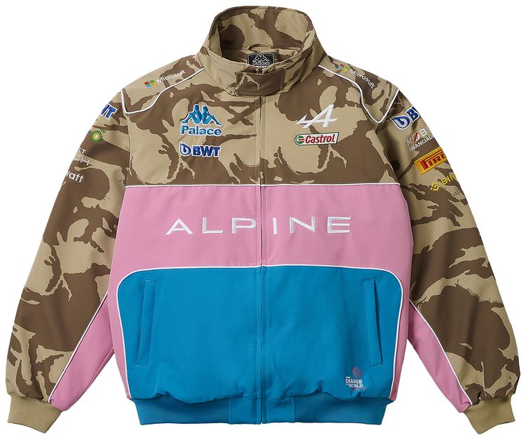 Palace x Kappa For Alpine Pit Jacket Desert Camo