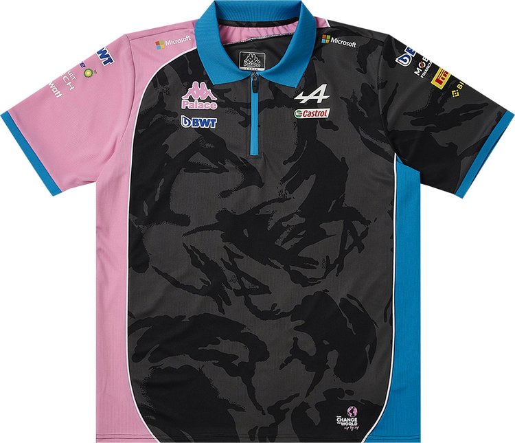 Palace x Kappa For Alpine Tech Polo Night Desert Camo